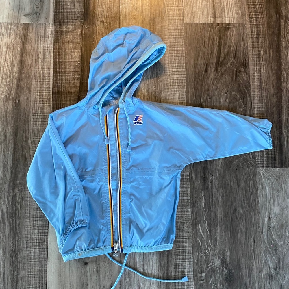 K-Way Infants Claude Full Zipper Rain Jacket